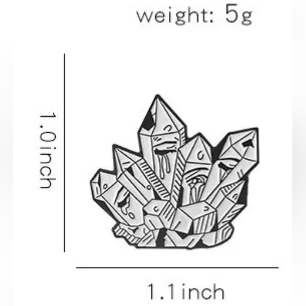💧 Crying Crystals Pin - Picture 2 of 2